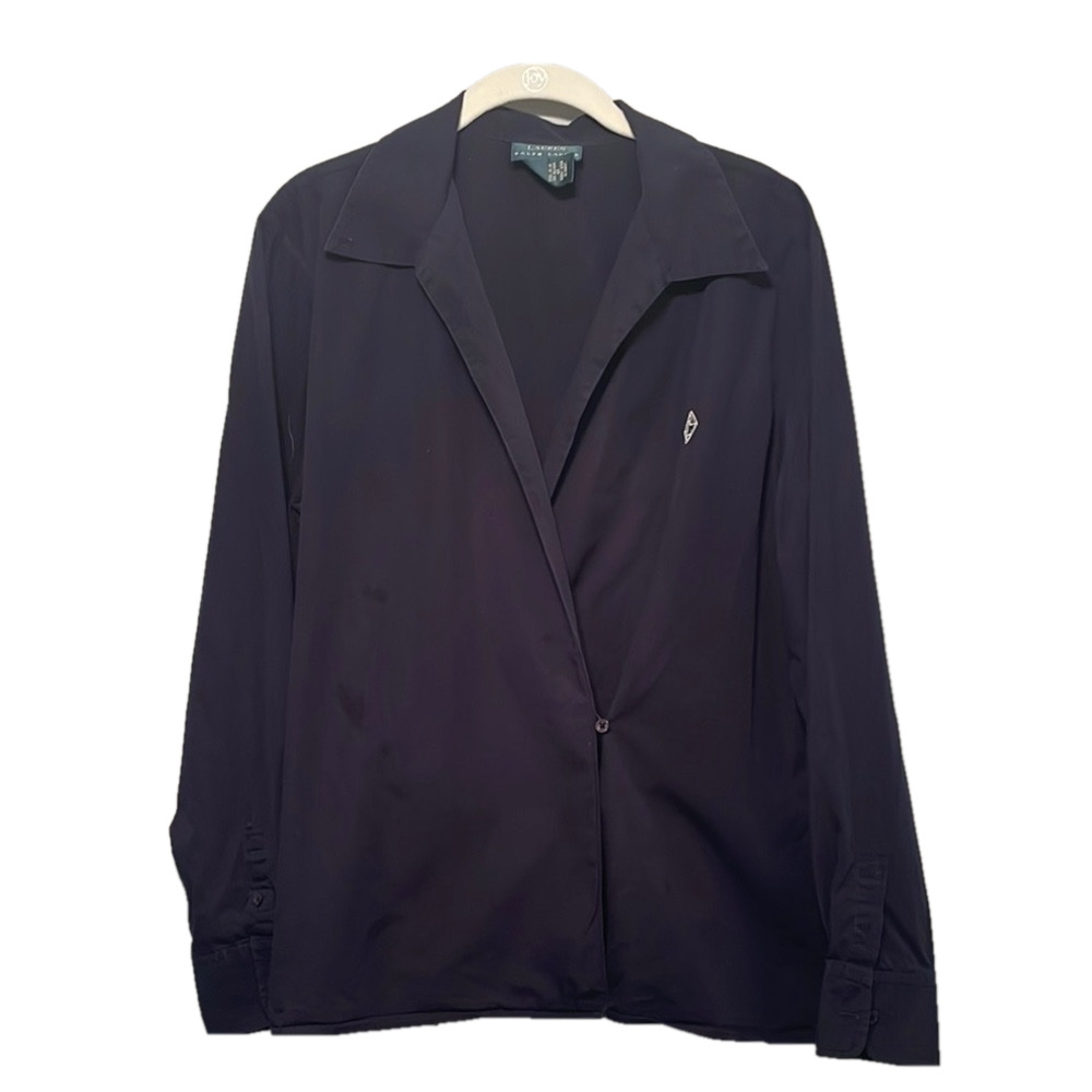 RALPH LAUREN BLUE WRAP Women's Jacket SIZE L